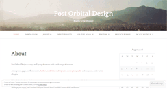 Desktop Screenshot of postorbitaldesign.net